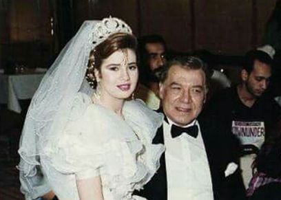 رانيا فريد شوقي ووالدها