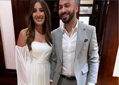 جيلان علاء وخطيبها عز شهوان
