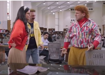مشهد من مسلسل الكبير أوي