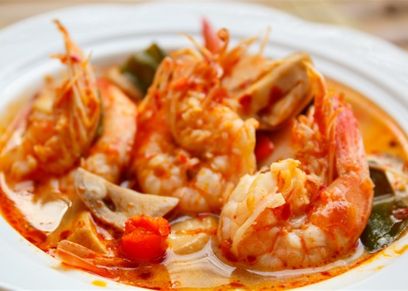 طريقة عمل شوربة الجمبري بقشره