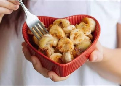 طبق موز بالقرفة