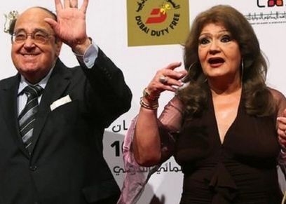 ميمي جمال وزوجها الراحل حسن مصطفى