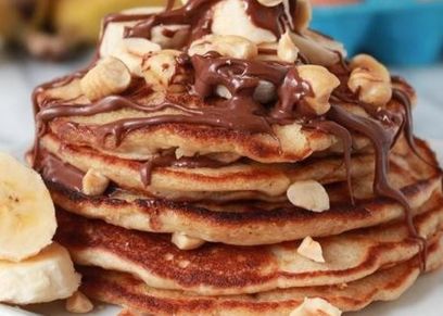 طريقة عمل بان كيك بالنوتيلا