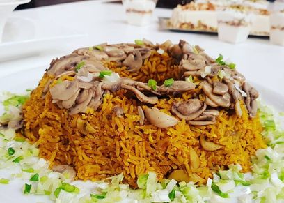 الأرز البني