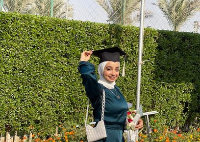 رحمة سيد طالبة بكلية الاداب جامعة عين شمس