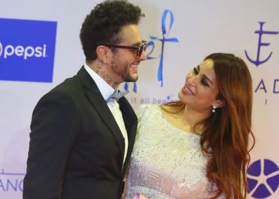 أحمد الفيشاوي وزوجته