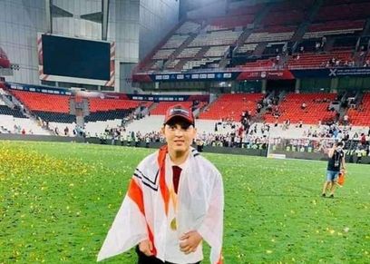  لاعب الزمالك الناشئ سعد محمد
