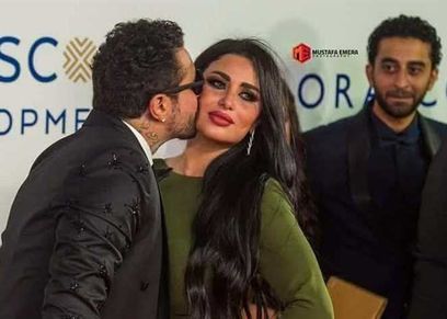 أحمد الفيشاوي وزوجته