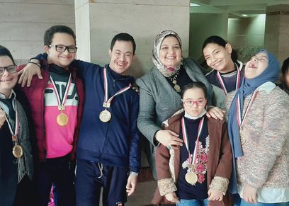 سارة والأطفال من ذوي الهمم