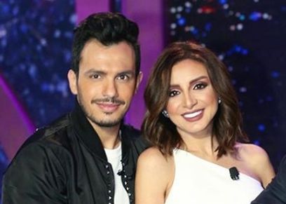 أنغام وزوجها أحمد إبراهيم