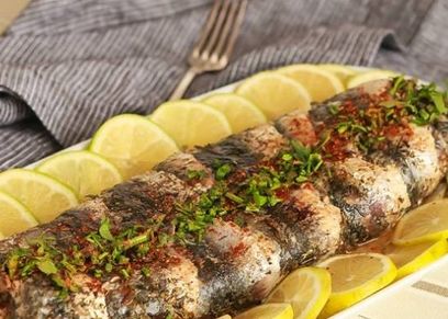 صينية سردين بالبطاطس