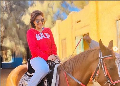 منة فضالي في أحدث جلسة تصوير