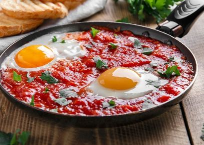 البيض على الطريقة التركية