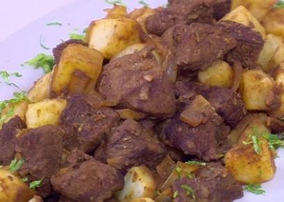 كباب الحلة بالبطاطس