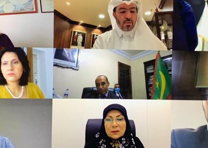 جانب من الاجتماع الوزاري الاستثنائي للجنة المرأة العربية