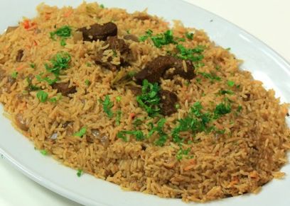 طريقة عمل كبسة اللحمه بالبرتقال