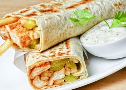 خبز الشاورما السوري