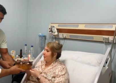 الفنان أحمد العوضي وسارة مريضة الورم العضلي الليمفي