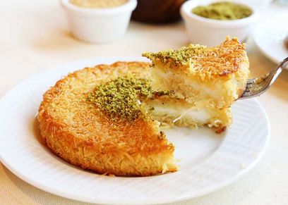 طريقة عمل صينية الكنافة