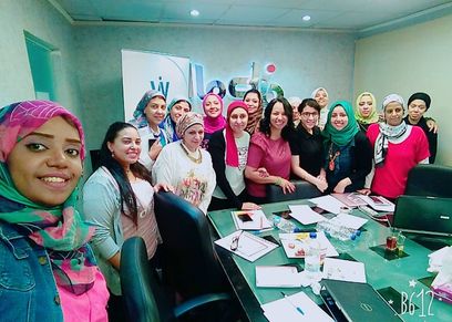 صحفيات الوطن في الدورة التدريبية