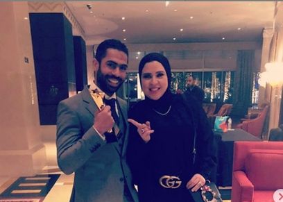 أحمد فتحي وزوجته