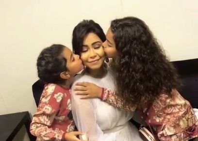 ابنتا شيرين عبدالوهاب