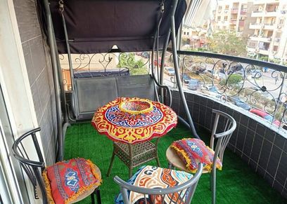 البلكونة بعد الديكور