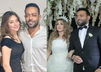 تامر عاشور وزوجته وخطيبته السابقة