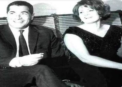 الكاتب أنيس منصور وزوجته رجاء حجاج حب حتى اخر العمر