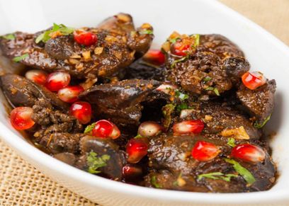 كبدة مشوية