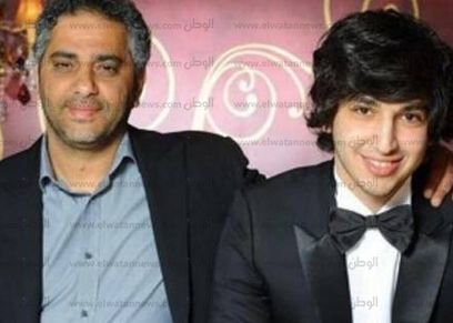 فضل شاكر وابنه