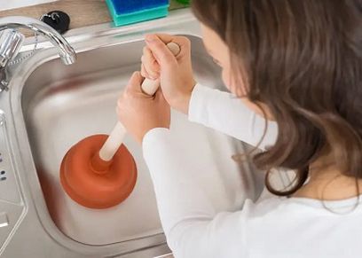 التخلص من انسداد الحوض 