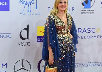 الفنانة يسرا خلال مهرجان الجونة