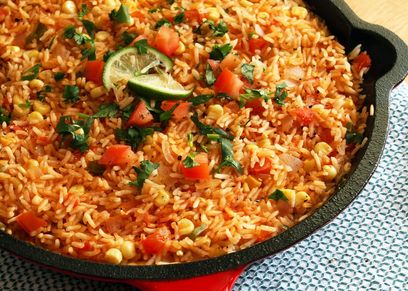 أرز بالطماطم