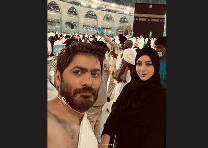 زوجة تامر حسني بالحجاب
