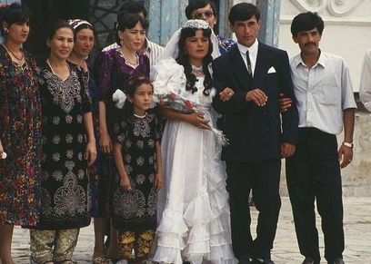 زفاف في أوزبكستان - صورة أرشيفية