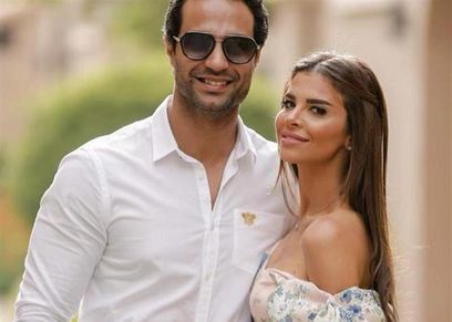 كريم فهمي وزوجته