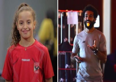 هنا جودة تعلق عقب موافقة محمد صلاح على تحدي تنس الطاولة