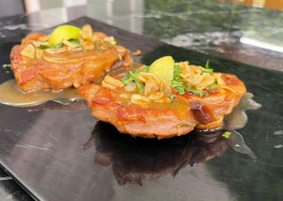 أوسوبوكو مع أرز الريزوتو