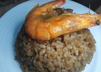 طريقة عمل جمبرى بالخلطة مع أرز الصيادية بالجزر