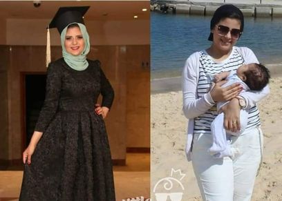 سيدة قبل وبعد الإنجاب
