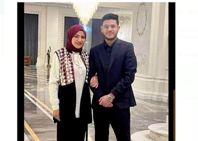 الكاتبة ولاء محمد الجارحي ونجلها