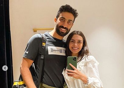 كارمن سليمان وزوجها