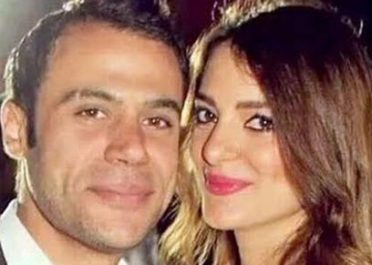 صورة تجمع هنا الزاهد وأحمد فهمى ودينا الشربينى وبعض النجوم في حفل زفاف محمد أمام