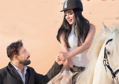 عبير صبري وزوجها