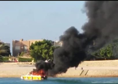 أسرة من 9 أفراد تتعرض لحادث انفجار مركب في الساحل الشمالي
