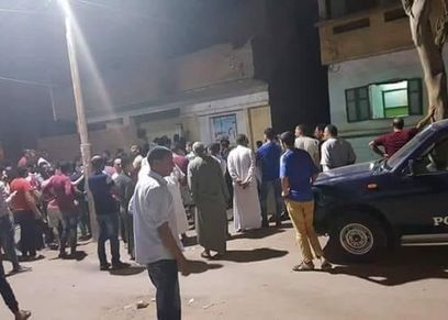 المنزل الذي شهد المذبحة الأسرية فى دمياط