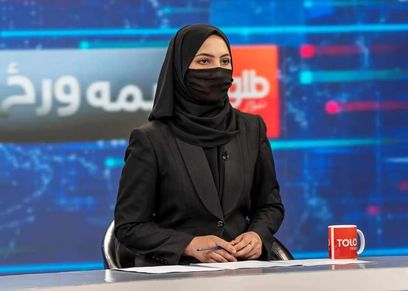 ظهور مذيعات بالنقاب
