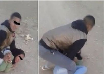 فيديو صادم لشاب يحاول اغتصاب فتاة في الطريق العام نهارا في المغرب