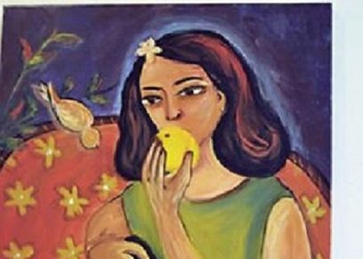 إحدى لوحات المعرض